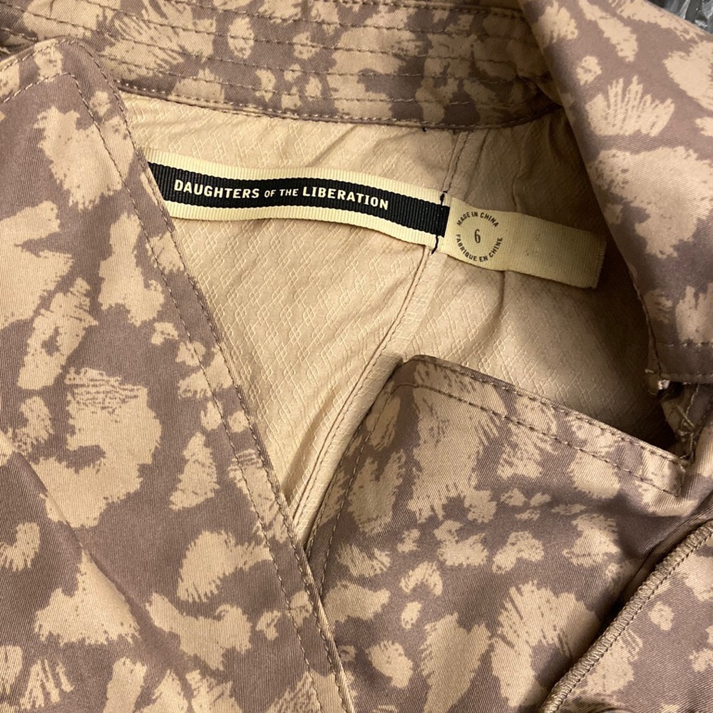 Daughters of the Liberation Anthropologie Raincoat